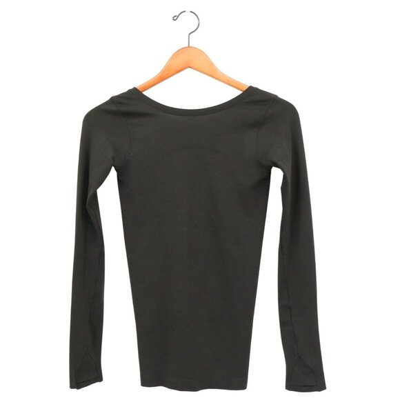 Lululemon Swiftly Speed Long Sleeve Top *Flow Black V-Back 2 - Picture 4 of 8